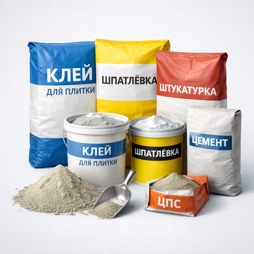 Сухие строительные смеси